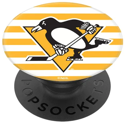 Pittsburgh Penguins PopSockets Stripes Design PopGrip