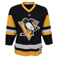 Preschool Sidney Crosby Black Pittsburgh Penguins Replica - Player Jersey