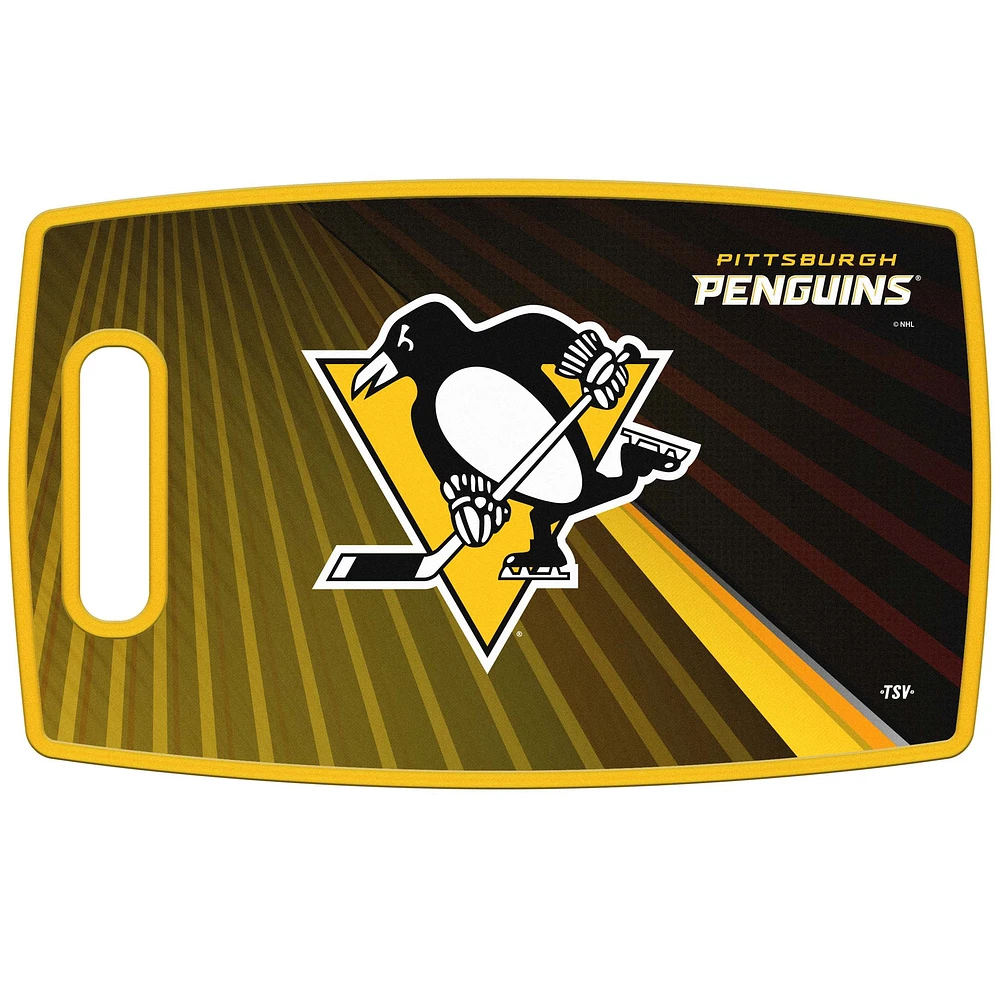 The Sports Vault Pittsburgh Penguins - Large Cutting Board