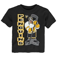 Toddler Black/Heather Gray Pittsburgh Penguins Two-Pack Disney Offense Only T-Shirt Set