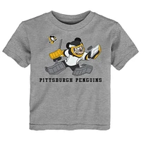 Toddler Black/Heather Gray Pittsburgh Penguins Two-Pack Disney Offense Only T-Shirt Set