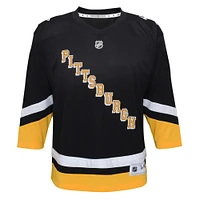 Maillot de réplique alternative des Penguins de Pittsburgh noir pour tout-petit