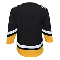 Maillot de réplique alternative des Penguins de Pittsburgh noir pour tout-petit