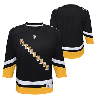 Toddler Black Pittsburgh Penguins Alternate Replica Jersey