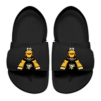 Toddler ISlide Black Pittsburgh Penguins Mascot Slide Sandals