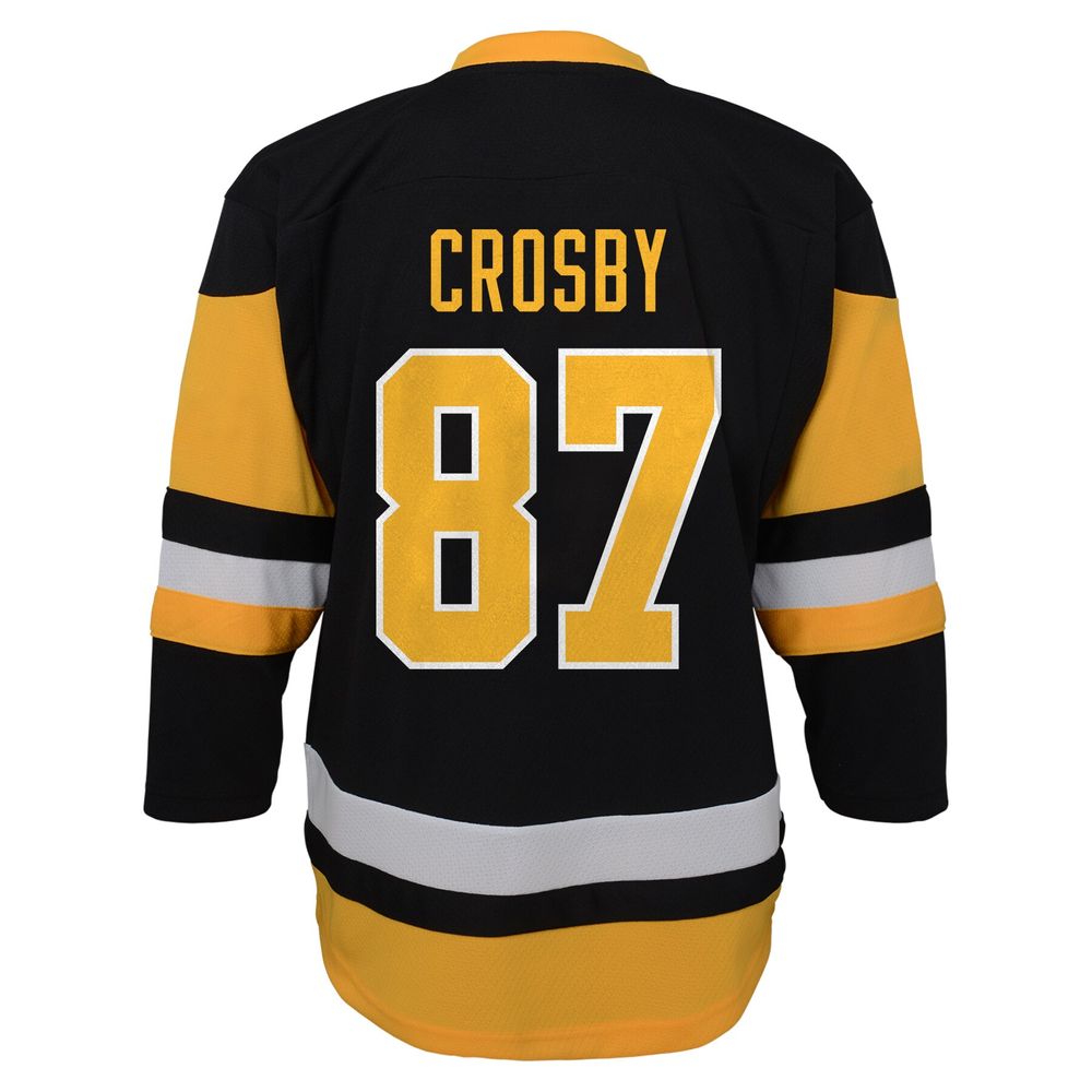 Toddler Sidney Crosby Black Pittsburgh Penguins Replica - Player Jersey