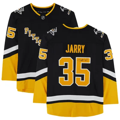 Lids Tristan Jarry Pittsburgh Penguins Fanatics Authentic Autographed  Alternate adidas Authentic Jersey - Black