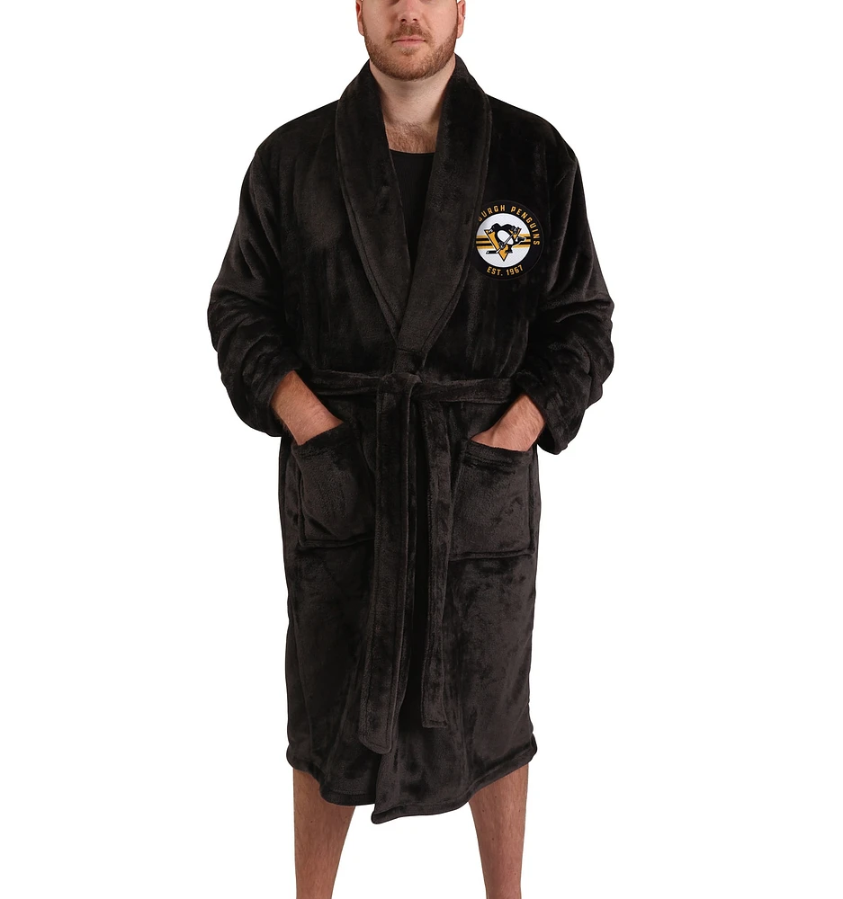 Unisex Black Pittsburgh Penguins Robe