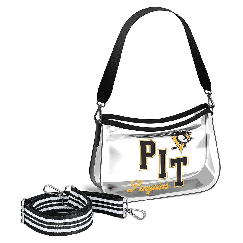 Mini-sac à main transparent Stadium des Penguins de Pittsburgh WEAR by Erin Andrews