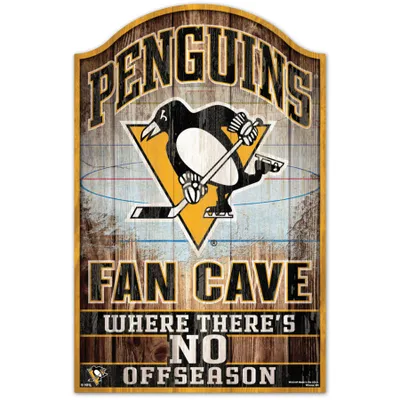 Pittsburgh Penguins WinCraft 11'' x 17'' Fan Cave Wood Sign