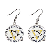 WinCraft Pittsburgh Penguins Boucles d'oreilles pendantes