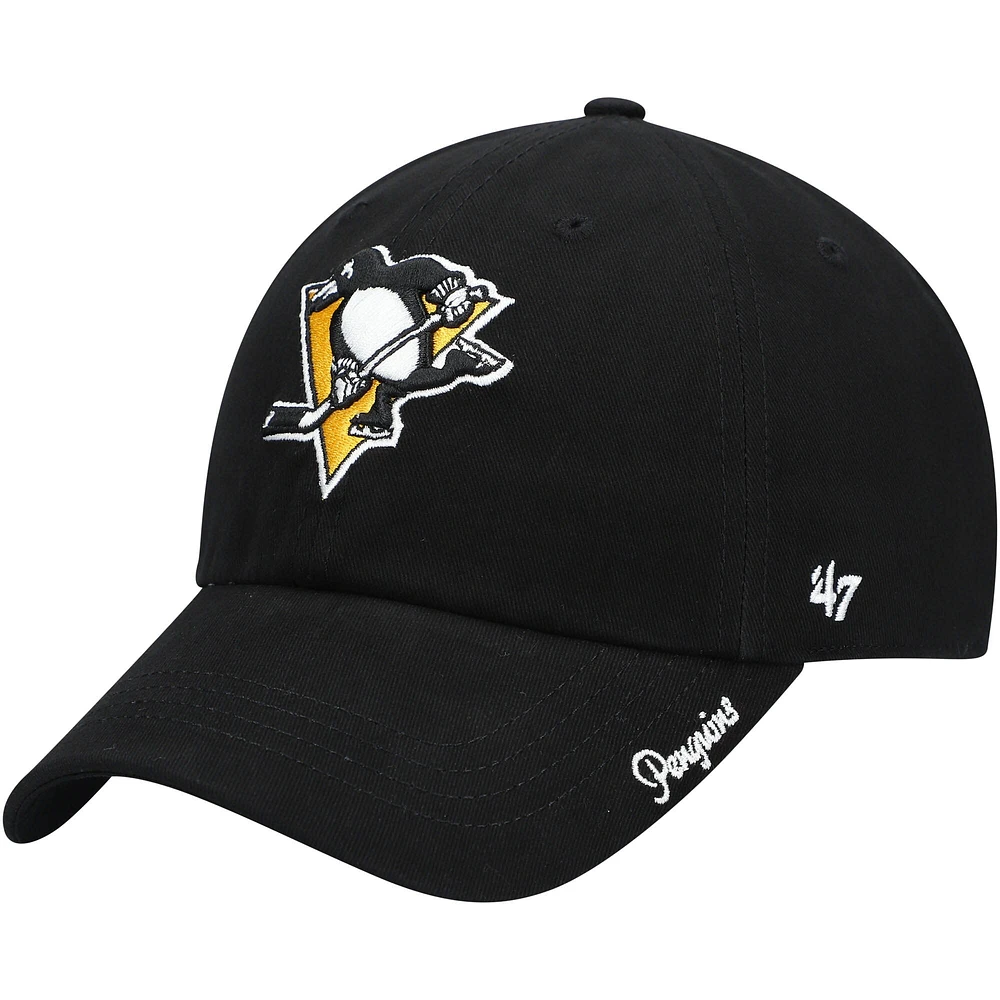 Casquette réglable Clean Up de l'équipe Miata des Penguins de Pittsburgh '47 pour femmes