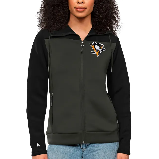 Lids Pittsburgh Steelers Antigua Women's Wordmark Victory Full-Zip Hoodie -  Gold