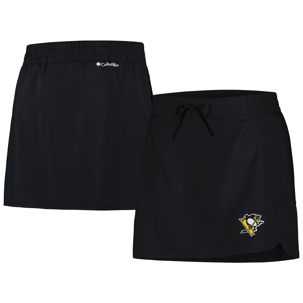 Women's Columbia Black Pittsburgh Penguins Lakewood Pines Omni-Wick Skort