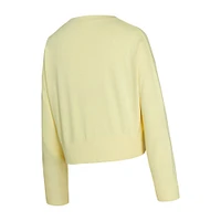 Sweat-shirt tri-mélange ton sur Concepts Sport Yellow Pittsburgh Penguins pour femme