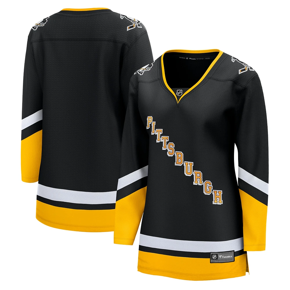 Maillot Fanatics noir Pittsburgh Penguins Alternate Premier Breakaway pour femmes