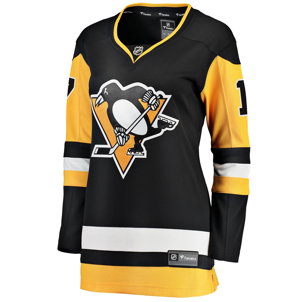 Fanatics pour femmes Bryan Rust noir Pittsburgh Penguins Premier Breakaway Player - Maillot