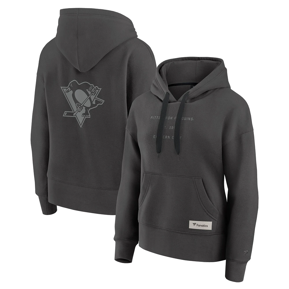 Sweat à capuche ton sur subtil Elements Future Ground des Penguins de Pittsburgh Fanatics pour femmes