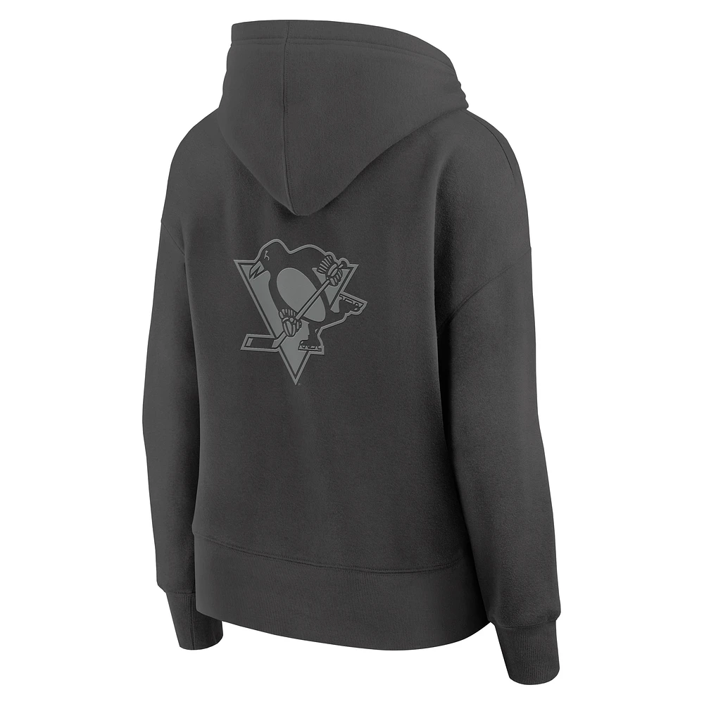 Sweat à capuche ton sur subtil Elements Future Ground des Penguins de Pittsburgh Fanatics pour femmes