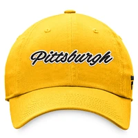 Casquette réglable Breakaway Fanatics Gold Pittsburgh Penguins pour femmes