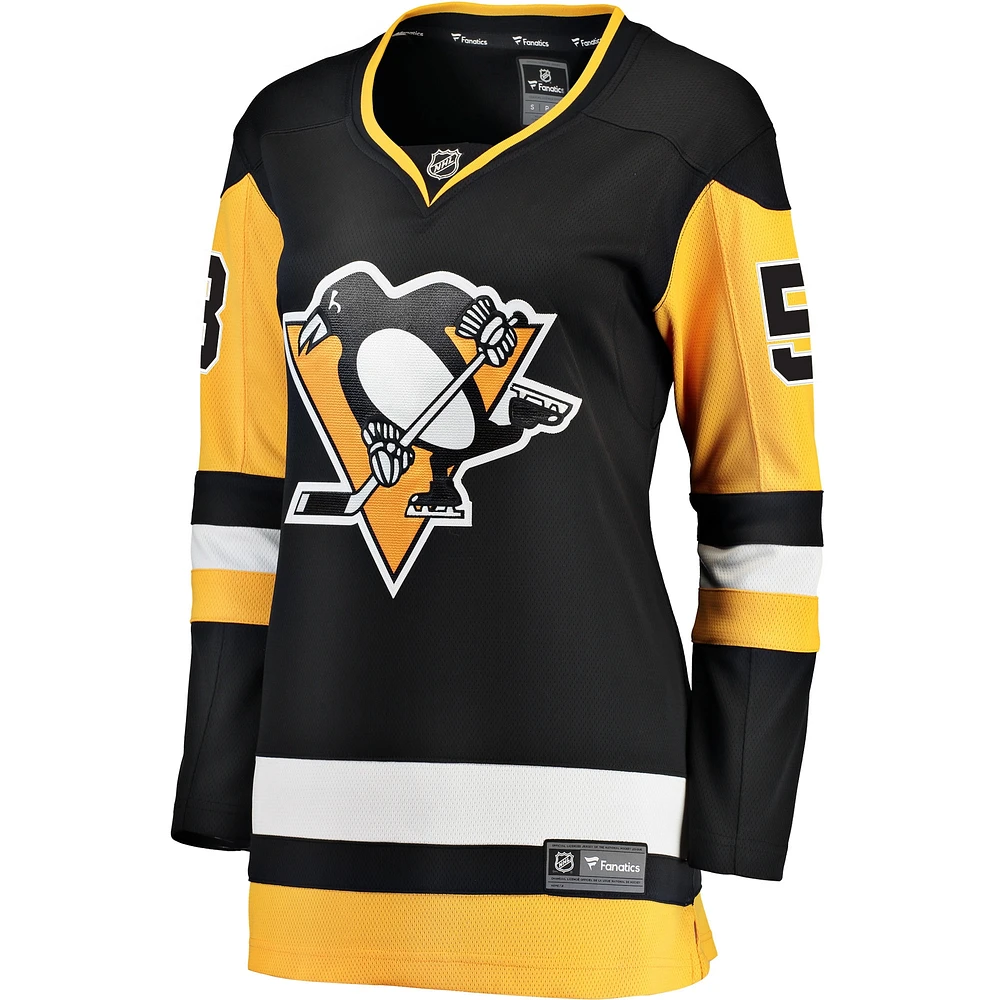 Women's Fanatics Kris Letang Black Home Breakaway Player Jersey