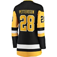 Maillot de joueur échappé à domicile des Penguins Pittsburgh Fanatics Marcus Pettersson pour femmes, noir