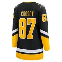 Maillot de joueur alternatif Premier Breakaway des Penguins Pittsburgh 2021/22 Sidney Crosby pour femmes Fanatics