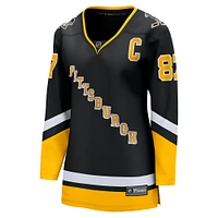 Fanatics pour femmes Sidney Crosby noir suppléant des Penguins de Pittsburgh - Maillot joueur Premier Breakaway