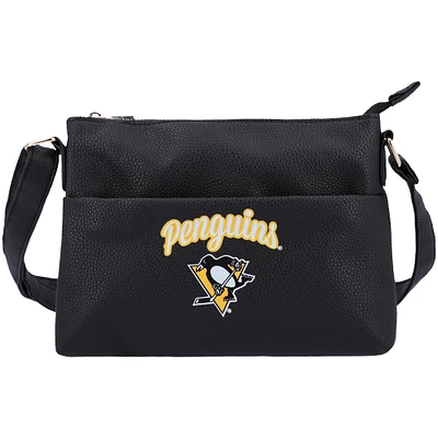 Sac à main à bandoulière avec logo FOCO Pittsburgh Penguins pour femmes