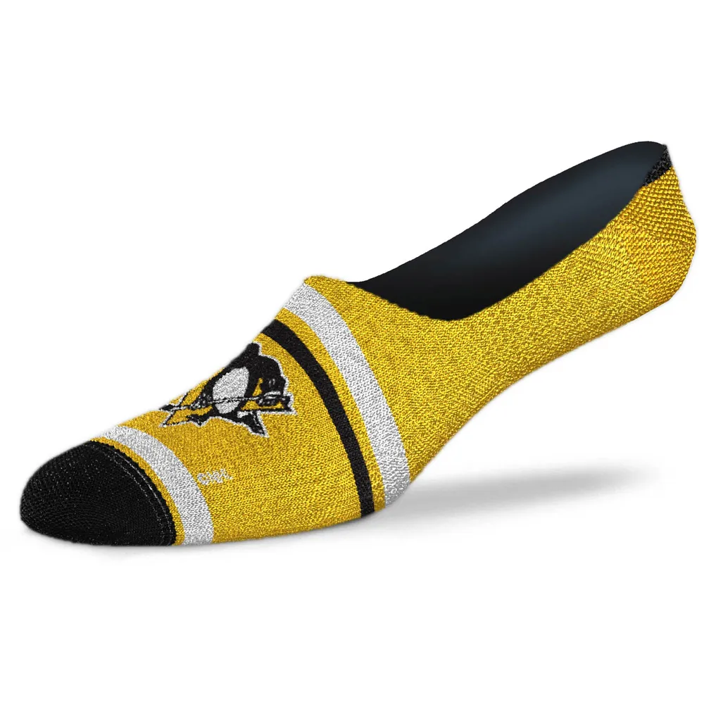 For Bare Feet Pittsburgh Penguins Marquis Addition Ankle Socks in Black