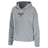 Women's WEAR by Erin Andrews Heather Gray Pittsburgh Penguins Logo Pullover Hoodie & Pants Sleep Set