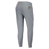 Women's WEAR by Erin Andrews Heather Gray Pittsburgh Penguins Logo Pullover Hoodie & Pants Sleep Set