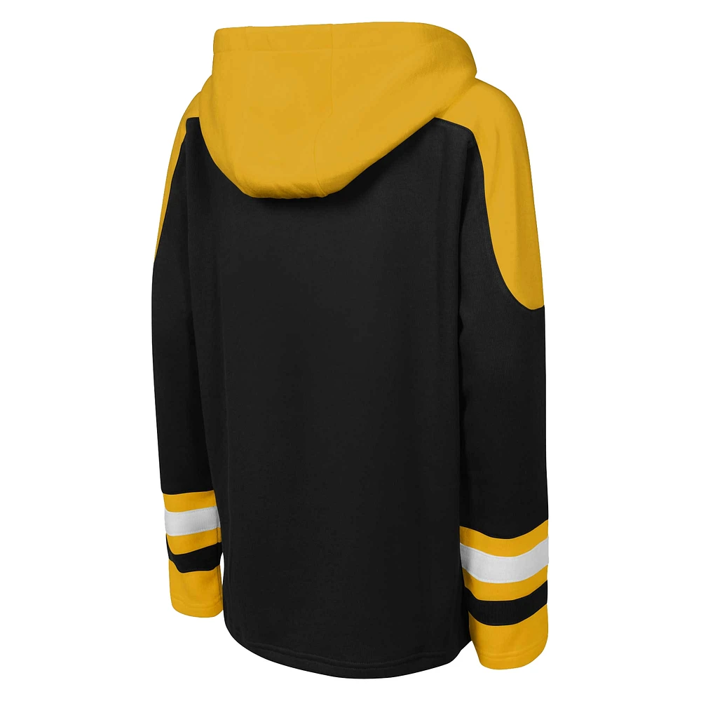 Sweat à capuche col en V Ageless Must Have pour jeunes Penguins de Pittsburgh noirs