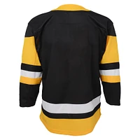 Youth Black Pittsburgh Penguins Home Premier Blank Jersey