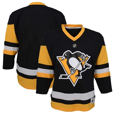 Youth  Black Pittsburgh Penguins Home Replica Jersey