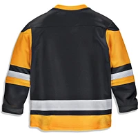 Fanatiques de la jeunesse marque Black Pittsburgh Penguins Home Replica - Maillot vierge