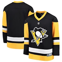 Maillot blanc réplique à domicile des Penguins de Pittsburgh noir Fanatics pour jeunes