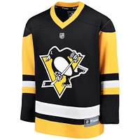 Maillot blanc réplique à domicile des Penguins de Pittsburgh noir Fanatics pour jeunes