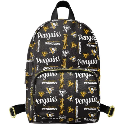 Pittsburgh Penguins FOCO Youth Repeat Brooklyn Mini Backpack - Black