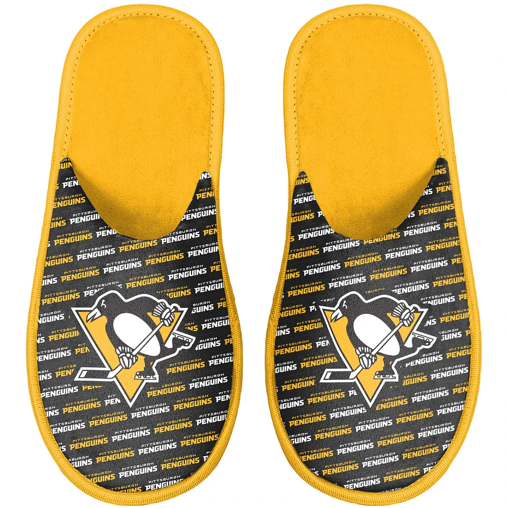 Youth FOCO Pittsburgh Penguins Team Scuff Slippers