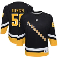 Maillot de joueur réplique alternative des Penguins Pittsburgh noirs Jake Guentzel pour jeunes 2021/22