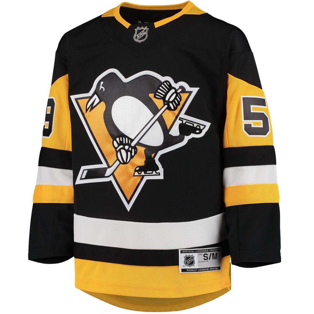 Youth Jake Guentzel Black Pittsburgh Penguins Home Premier Player Jersey