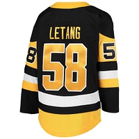 Youth Kris Letang Black Pittsburgh Penguins Premier Player Jersey