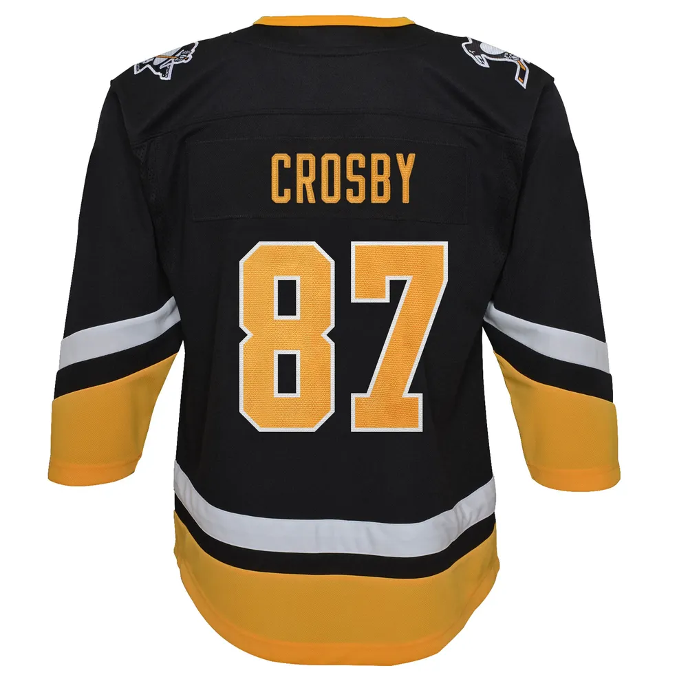 Youth Fanatics Branded Sidney Crosby Black Pittsburgh Penguins