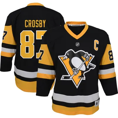 Men's Fanatics Branded Sidney Crosby Black Pittsburgh Penguins 2021/22 Alternate Premier Breakaway Player Jersey