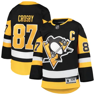 Sidney Crosby Pittsburgh Penguins Youth Premier Player Jersey - Black