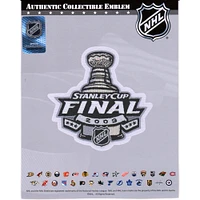 Patch de maillot non signé de l'emblème national de la finale de la Coupe Stanley 2009 des Penguins de Pittsburgh contre les Red Wings de Detroit