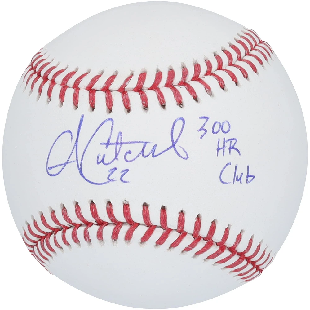 Andrew McCutchen Pittsburgh Pirates Autographed Rawlings Baseball with "300 HR Club" Inscription