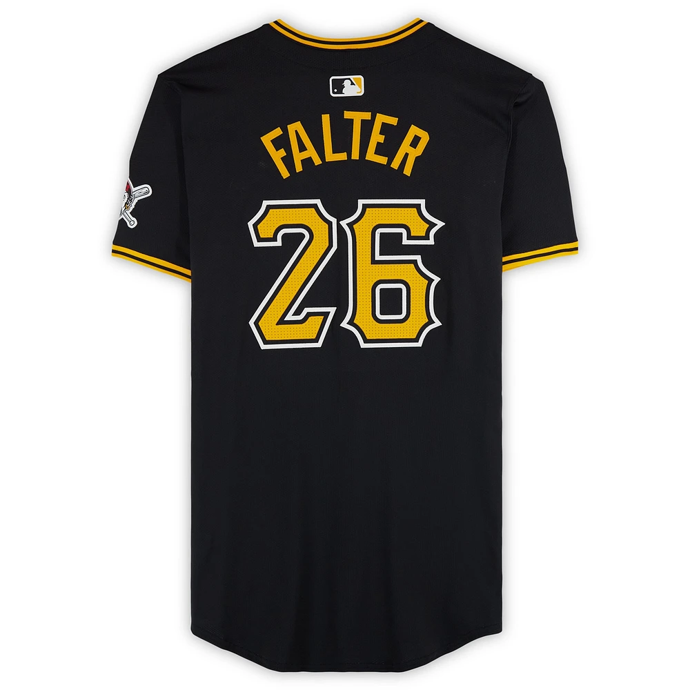 Maillot domicile Nike noir numéro 26 des Pirates de Pittsburgh de Bailey Falter, saison 2024 de la MLB