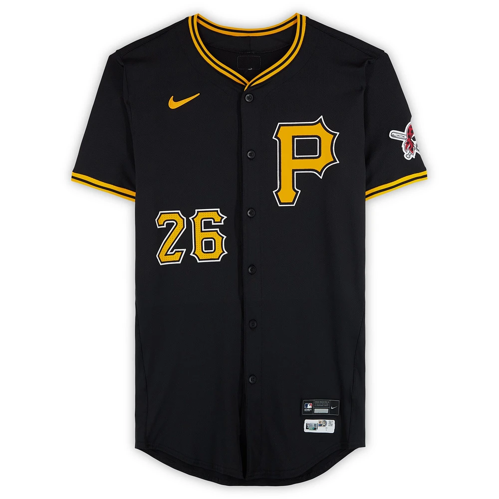 Maillot domicile Nike noir numéro 26 des Pirates de Pittsburgh de Bailey Falter, saison 2024 de la MLB